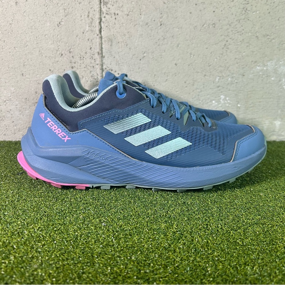 Adidas Terrex Trailrider Low Blue GW5554 Hiking Shoes Women’s 8